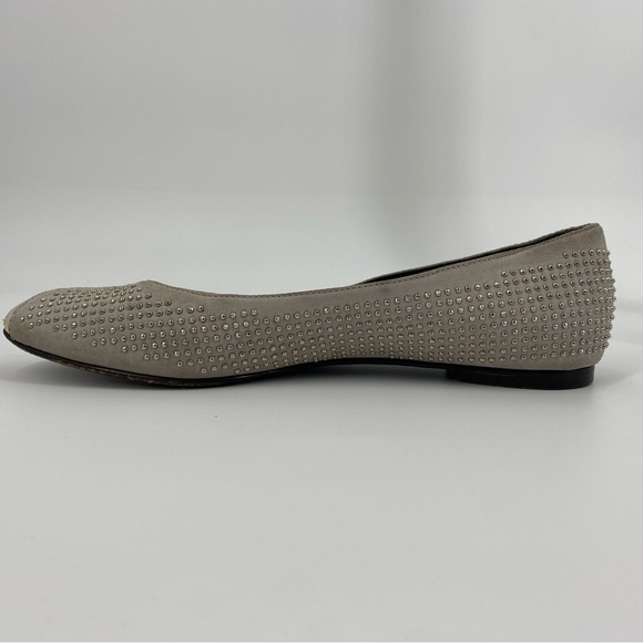 Balenciaga y2k Gray Studded Ballet Flats - Picture 8 of 16
